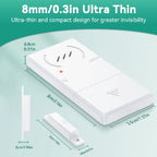 Magnetic Security Sensor Refrigerator Door Alarm Windows Open Alarms 60 Seconds Delay Loud 96 dB for Home, Store, Offic
