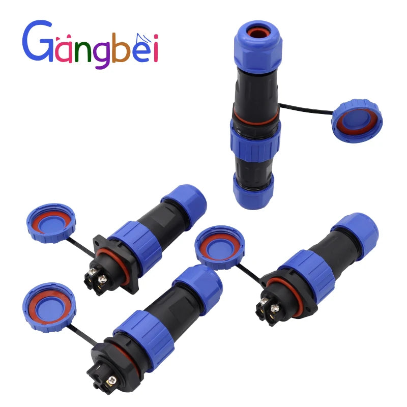 Screw Connection Connector Waterproof Connector 20mm 25A IP68 SP20/LD20 2PIN 3PIN 4PIN 5PIN 6PIN 7IN 1PCS