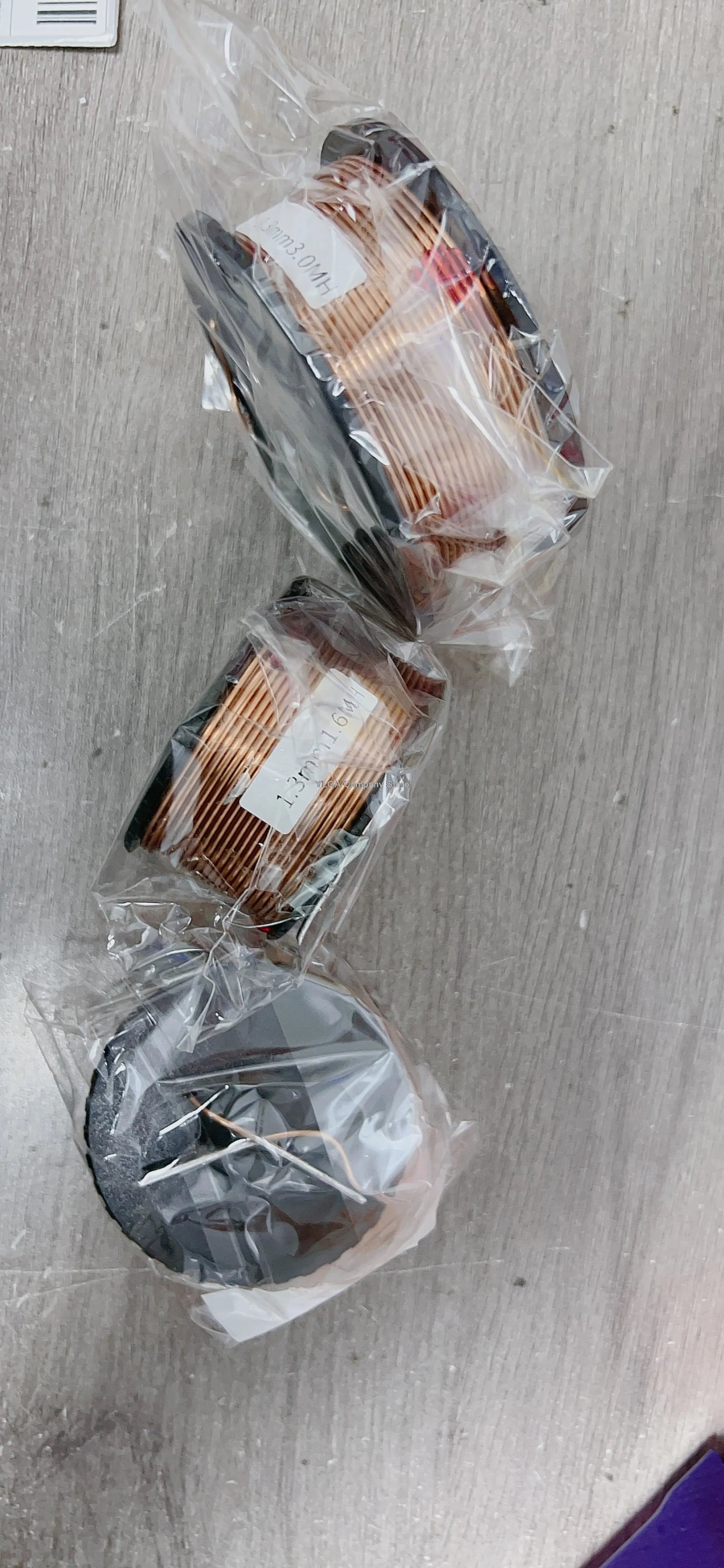 1.3mm core inductor frequency divider coil 4N oxygen free copper audio accessories speaker splitter pure copper inductor hollow