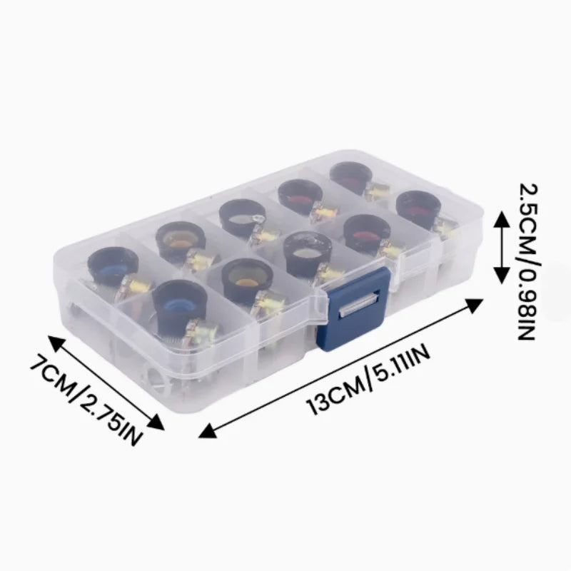 10 Sets 15MM WH148 Knurled Shaft 3 Terminals Linear Taper Rotary Potentiometer Assortment Kit B1K 2K 5K 10K 20K 50K 100K 250K 50