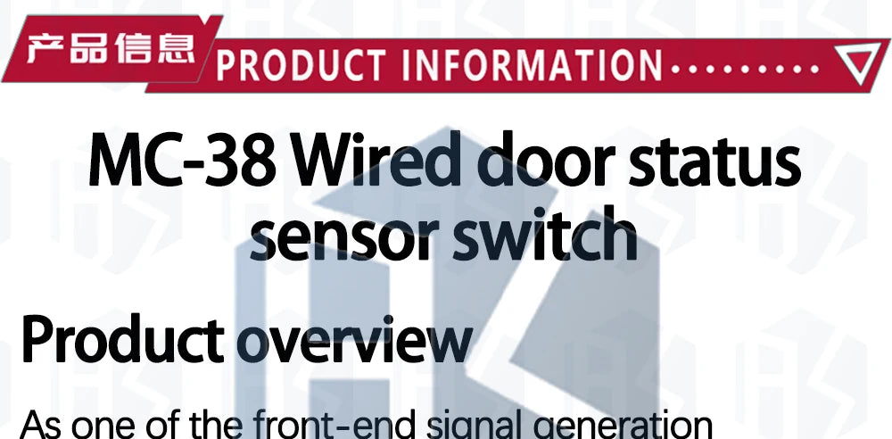 MC-38 MC38 Wired Door Window Sensor 30mm Wire Lengthen Randomly Magnetic Switch Home Alarm System for arduino