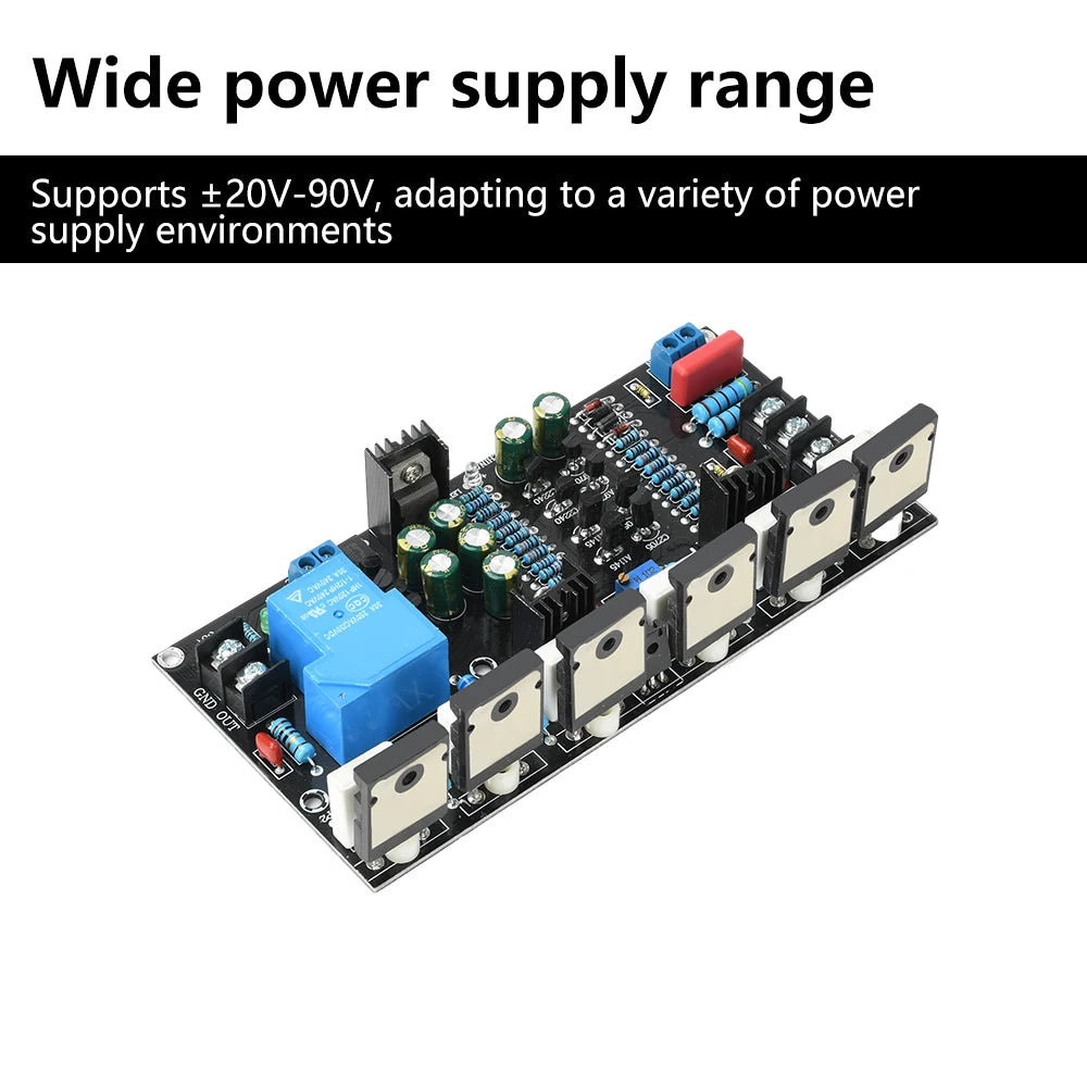300W Mono Power Amplifier Board 1943+5200 Hifi High-Power Audio Amplifier Board With Speaker Protection