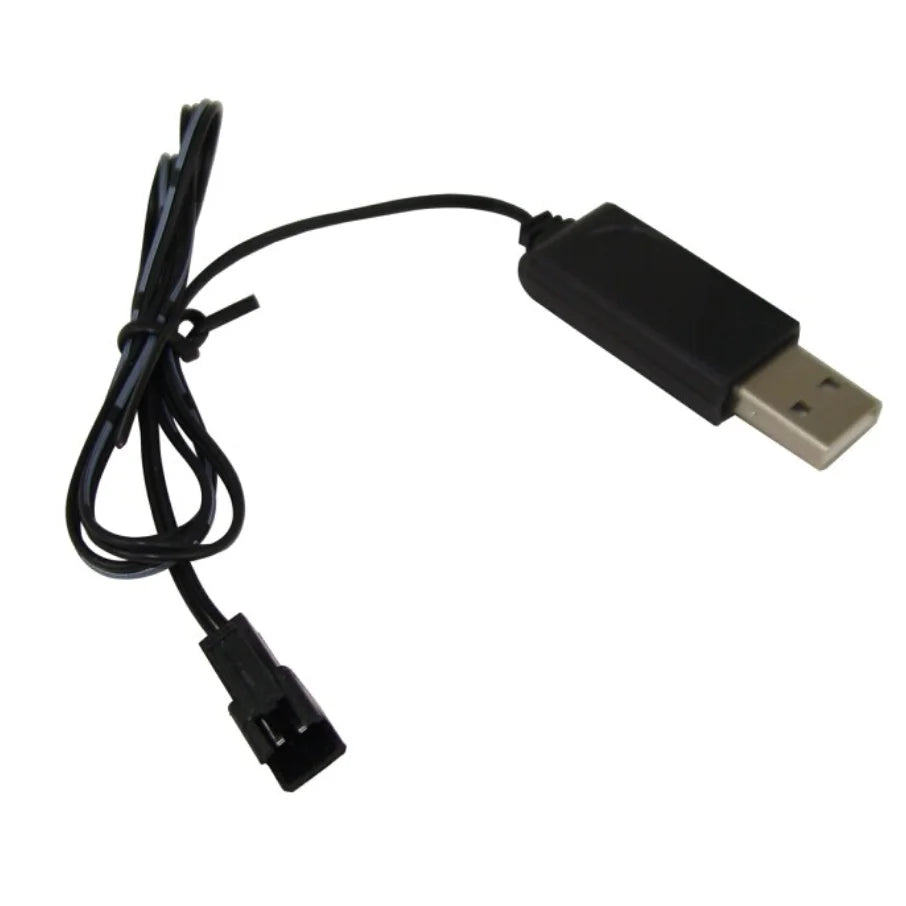 3.7V USB Charging Cable JST SM 1.25 2.0 2.5 3.5 MX2.0 Plug Lithium Battery Charger for RC Aircraft Helicopter Toys Accessories