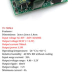 1pcs 220V AC To DC Isolated Power Board 3.5W Precision Regulation 5V/3.3V700mA 12V400mA MCU Power Converter PCB