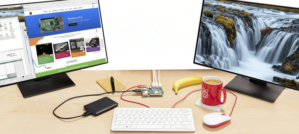 Raspberry pi 4B 1G/2G/4G/8G Development Board