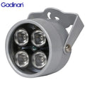 Gadinan CCTV Fill Light 4 array LEDs Infrared Waterproof Night Vision IR illuminator Light 850nm DC 12V For CCTV Security Camera