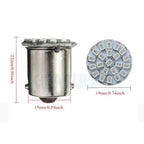 100pcs 24V Truck LED S25 P21W 1156 BA15S 22 SMD 1206 3020 LED car turn reverse parking light bulb lamp 24V