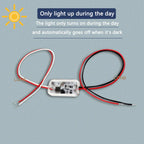 Waterproof Photocell Sensor Switch IP66 12-75V DC 3A Auto On/Off Remote Control Light Sensor