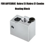 Upgraded Hotend For Kobra S1 /S1Combo 24V 50W Hot end For Anycubic Kobra S1 Thermistor&Heater For Kobra S1 Hardened Steel Nozzle
