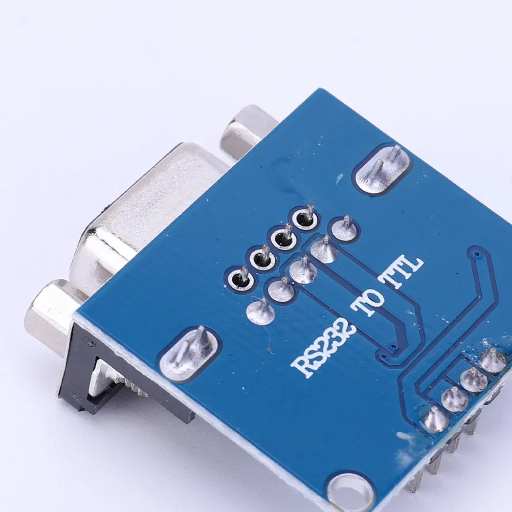 1-10PCS MAX3232 RS232 to TTL Serial Port Converter Module TX RX VCC GND Female DB9 Connector 3.3V-5.5V MAX232 Flashing Board