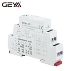GEYA GRM8 Din Rail Electronic Latching Relay Memory Relay Impulse Relay SPDT 16A Step Relay AC230V OR AC/DC12-240V