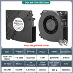 EC Axial Fan 60mm 80mm 90mm 120mm Ball Brushless Fan Cooler AC 110V 120V 220V 230V 240V Computer Case Fan 6025 8025 9225 12038