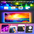 WS2812B 5050 RGBIC Smart LED Strip DC5V Flexible Tuya WIFI RGB Neon LED Light Chasing Effect Lights APP Control for Alexa Google