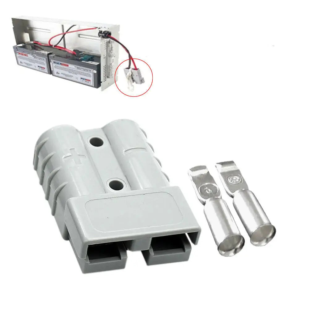 1PC For Anderson Style Plug Connectors 50 A 600V 12-24V DC Power Tool Motorcycle Socket Adapter Motorcycle Accessories