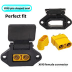 QS8-S Power Charging Plug XT90 Male Female Diamond Shell XT90S Anti-fire Electric Vehicle Lithium Battery Modification Interface