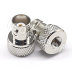 1pcs Radio Frequency Adapter BNC (Q9) Female to SMA Male Adapter BNC/SMA-KJ Disc Nickel Plated