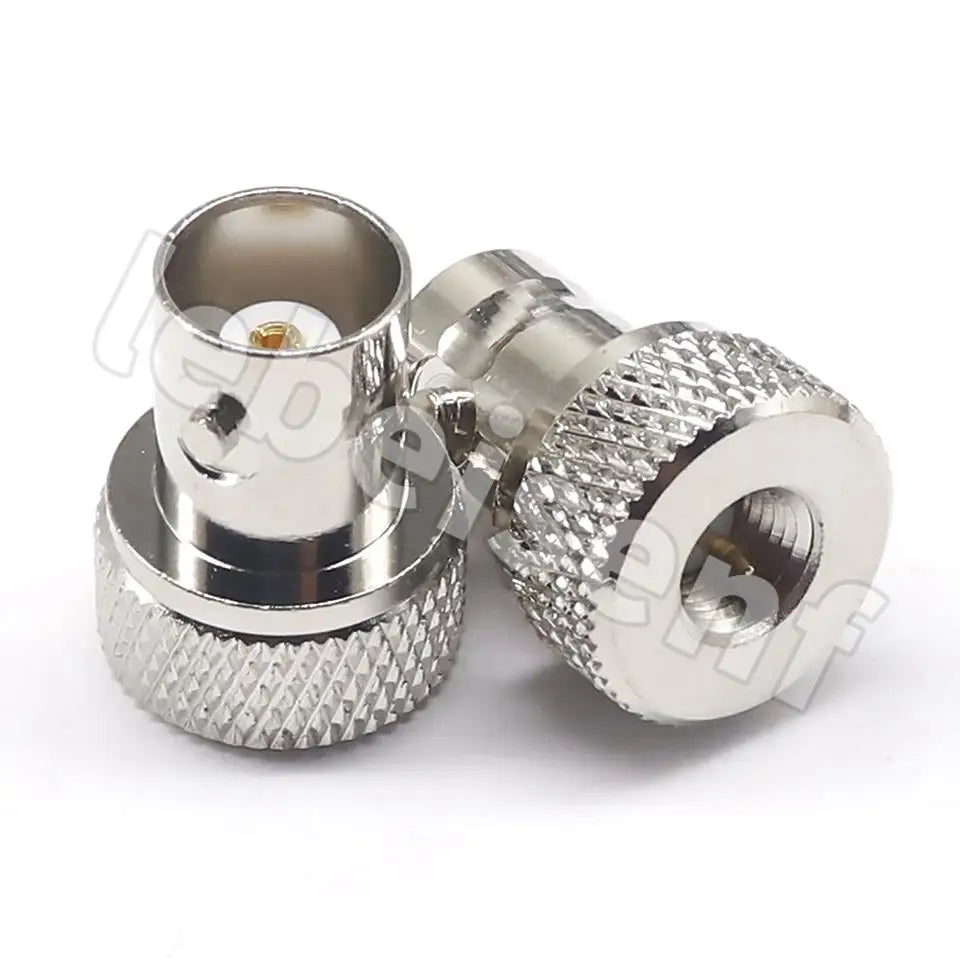 1pcs Radio Frequency Adapter BNC (Q9) Female to SMA Male Adapter BNC/SMA-KJ Disc Nickel Plated
