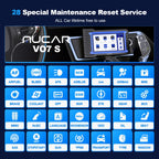 MUCAR VO7S CANFD Professional Scan Tool Bi-Directional Control ECU Coding Auto Car Diagnostic Tool Full System OBD2 Scanner