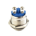 12V 16mm Metal Waterproof Push Button Momentary On Off Horn Switch Start Brass Durable And Practical Button Switch Hot Sale
