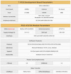 T-PCIE ESP32 4G CAT1 CAT4 GPS SIM7070G SIM868 SIM7080G SIM7020G A7608E A7608SA A7670E A7670G Development Board PMU 2G 3G NB-IOT