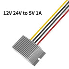 24V to 5V1A-5A 12V to 5V 5A 25W Power Converter Input Voltage 8-36V DC Step-down Module Buck to 5V Switching Power Supply
