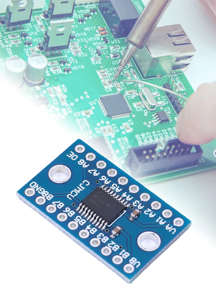 TXS0108E TTL Bi-directional Mutual Converter 3.3V 5V 8 Channel Logic Level Shifter Bi-Directional Module High Speed for Arduino