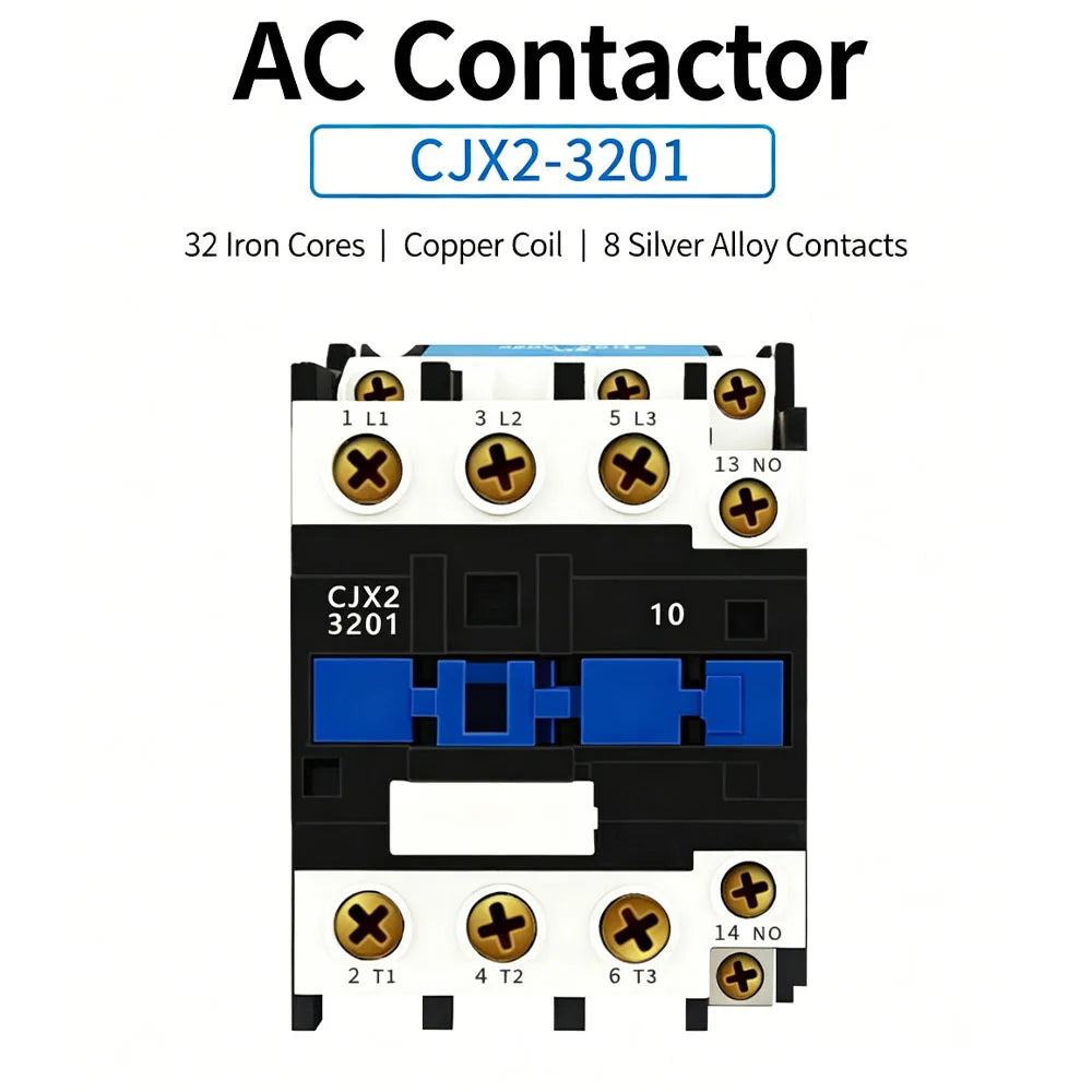 220V AC contactor CJX2-3201 32A contact relay 380V