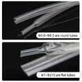 1-25M 2:1 Heat Shrink Tube Clear Dia 1mm ~ 80mm Polyolefin PE DIY Cable Repair Shrinkable Tubing Case Sleeve Wire Sheath Wrap