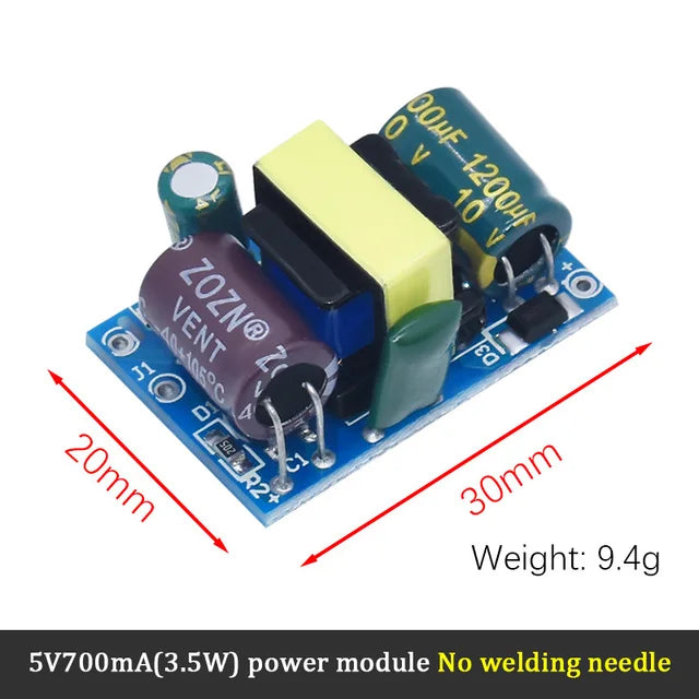 AC-DC 3.3V/5V/12V Precision Buck Converter AC 220v to 5v DC step down Transformer power supply module 1A 12W