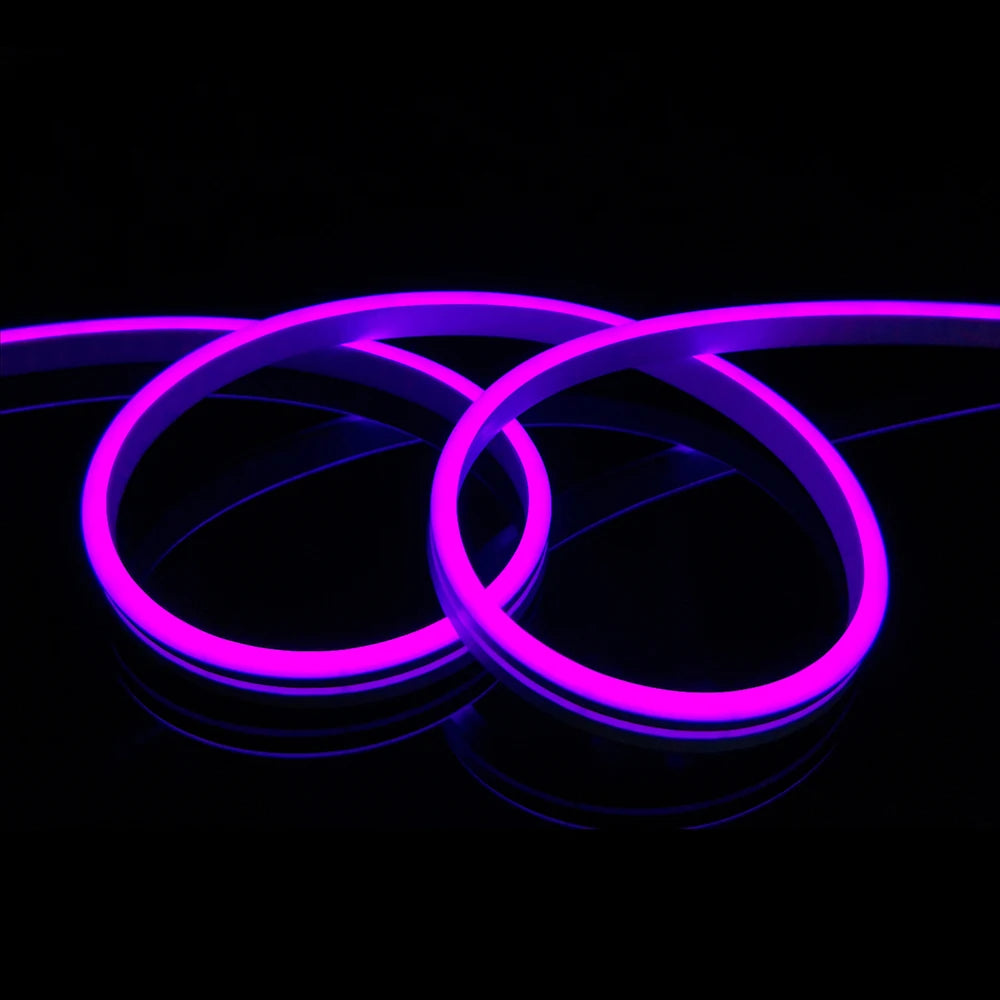 5V 12V Led Neon Light Strip 5mm-6mm Narrow SMD 2835 120LEDs/M IP67 Waterproof Soft Light Bar Shape Decoration