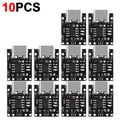 1-20Pcs TP4056 3.7V Lithium Battery Charging Discharging Board With Protection Type-C USB Type C Li-ion Battery Charging Board