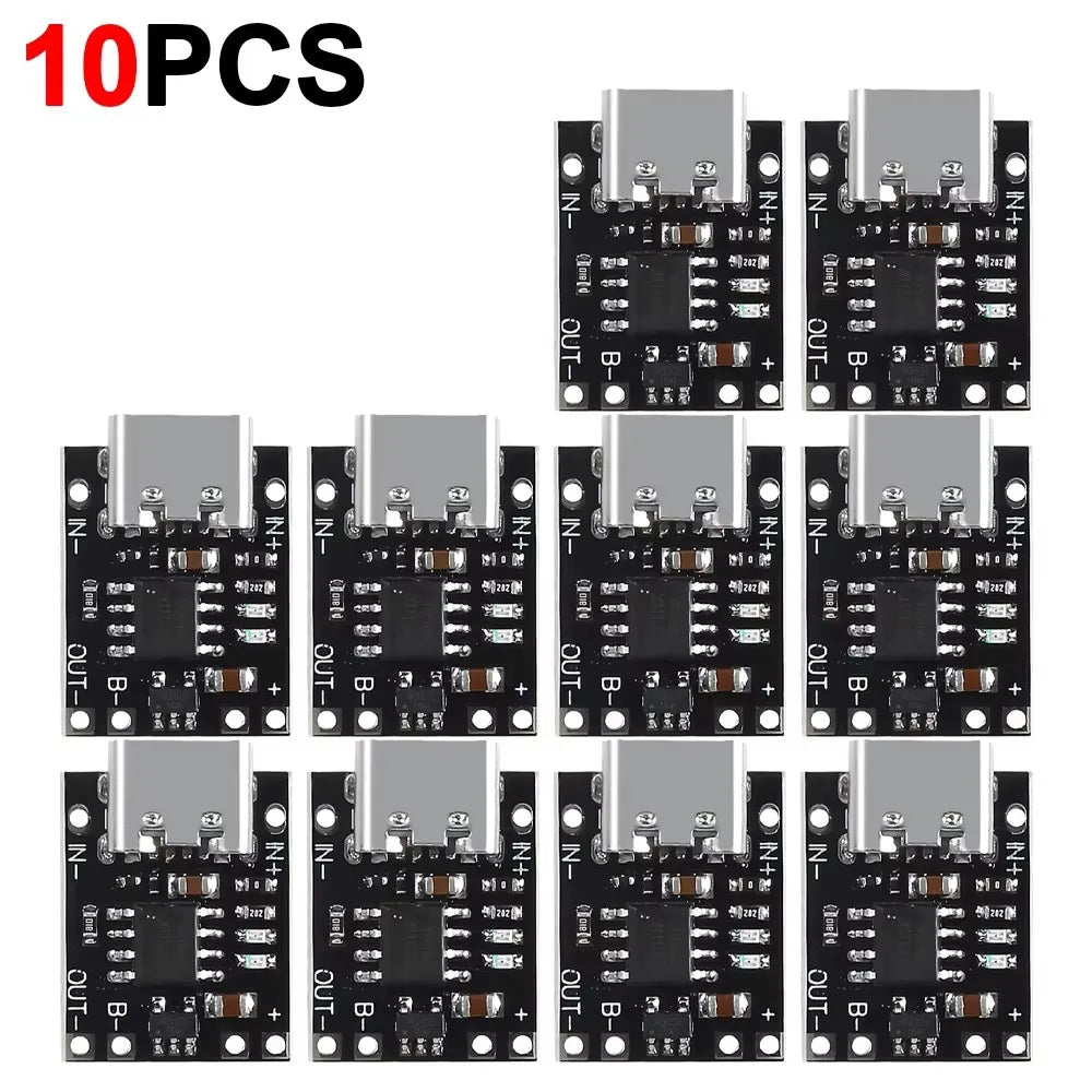 1-20Pcs TP4056 3.7V Lithium Battery Charging Discharging Board With Protection Type-C USB Type C Li-ion Battery Charging Board