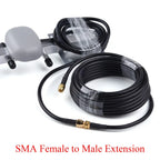 4G LTE 25dBi Antenna 791-2690MHz Outdoor Wireless Yagi Antenna SMA Male for Home/Office WiFi Network Device With Extension Wire