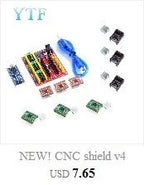 Mega 2560 R3 1pc RAMPS 1.4 control panel 5pcs DRV8825 or A4988 Stepper Motor Drive 3D Printer Parts