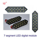 4pcs/lot 10 inch Small Size 7 Segment LED Display For Price/Time/Temperature/Score Sign Outdoor Waterproof Digital module
