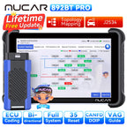 MUCAR 892BT PRO OBD2 Scanner Topology Mapping Diagnostic Tools Support J2534 CANFD DOIP Protocol 35 Resets Lifetime Free Update