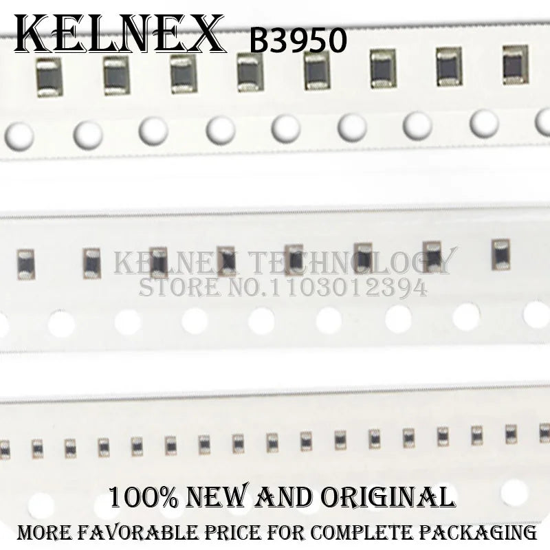 100/PCS NTC SMD Thermistor 0603 10K 100K 1K 2K 2.2K 3.3K 4.7K 5K 6.8K 15K 22K 33K 47K 68K 1% B3950
