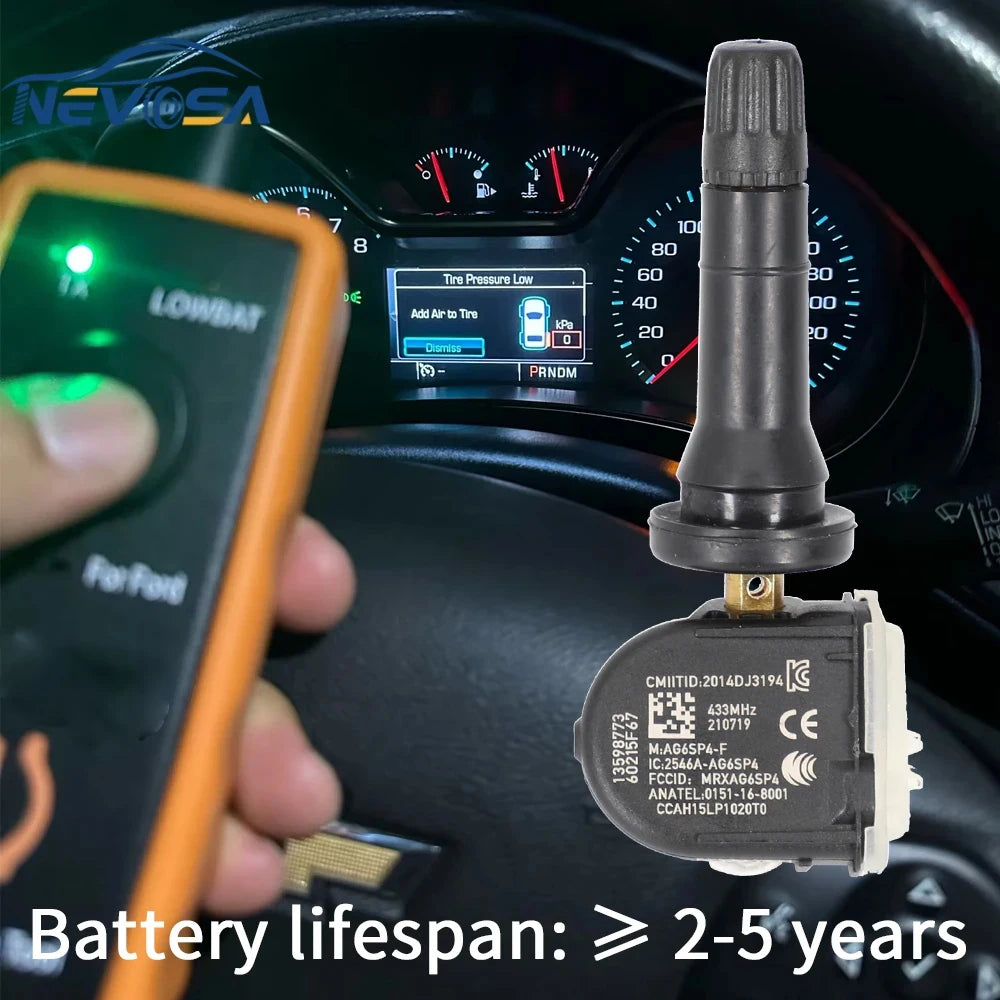 13598773 TPMS Sensor For Chevrolet Camaro Malibu 2017 Volt Silverado Opel Vauxhall Ampera-e Antara Karl Mokka Viva Cadillac CT5