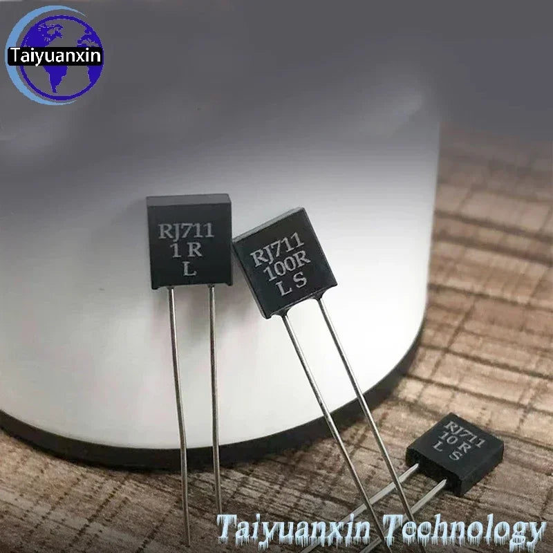 RJ711 0.01% 5PPM 0.25W 0.5W 1W Precision Resistor 10R 100R 250R 1K 10K Non-Inductive Sampling Resistor