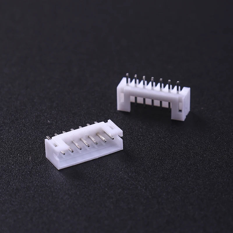100PCS/50Pcs JST PH2.0mm Male Wire Connector Housing 2mm Pitch 2-10Pin Male Plug with Plastic Shell Pin Header for Electronics