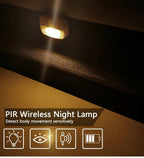 1/3/6 Pack Motion Sensor Night Light Battery Powered AAA Stick Anywhere Auto on Off Soft Light for Wardrobe Bedside Bathroom