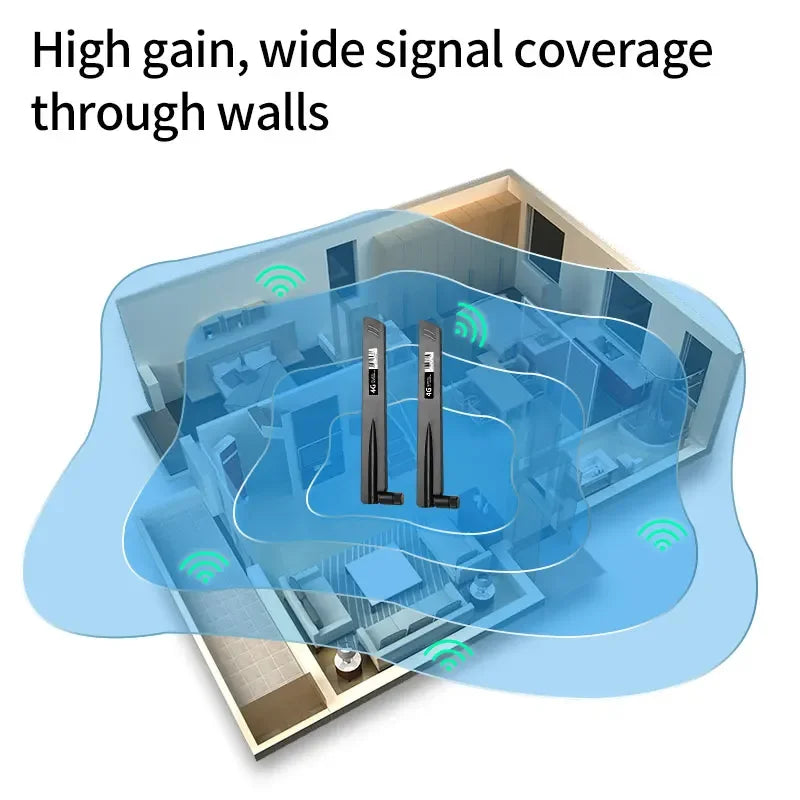 4G Antenna High Gain 18dBi 700-2700MHz SMA Male for 4G Router Wireless Network Card Wifi Router Signal Sensitivity