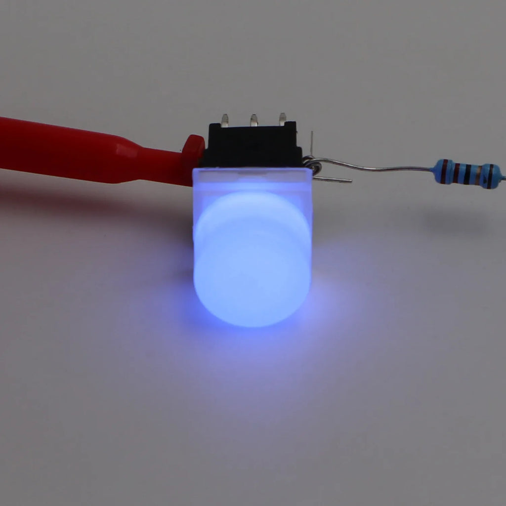 5Pcs Honyone TS6 10mm Round Top Cap 8Pin With LED Momentary Reset DPDT PCB Mini Push Button Tact Switch