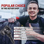 4Pcs Programming MX Sensor TPMS Tire Pressure Monitor Sensor 315MHZ 433MHZ Universal 2 in 1 Repair Tool for-Autel Black