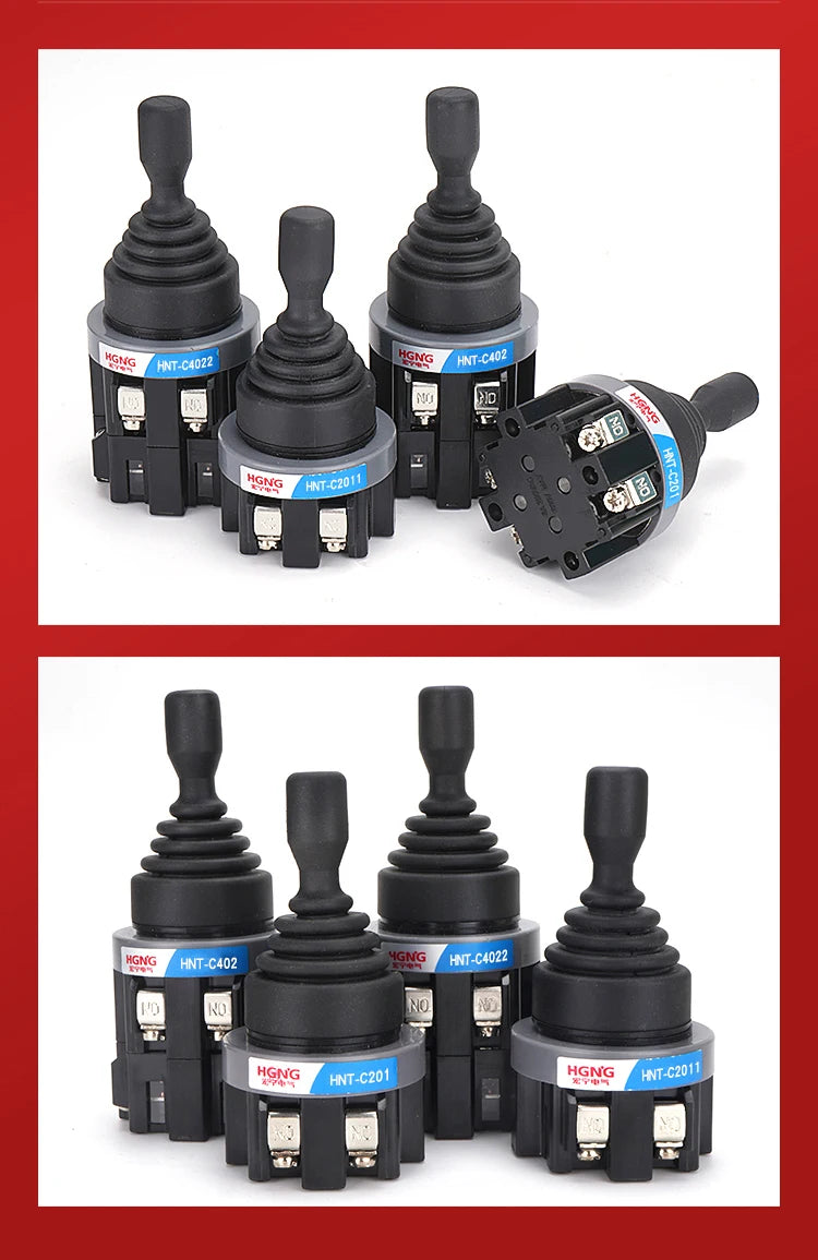 2 4 Way position Monolever switch joystick 30mm Toggle Joystick Rocker Cross Switches Reset Momentary Self Latching switch HNT