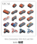 Wire Connector Mini Fast Universal Wiring Electrical Cable Conector LED Lamp Push In Terminal Block 222 SPL-62 SPL-42 Splic