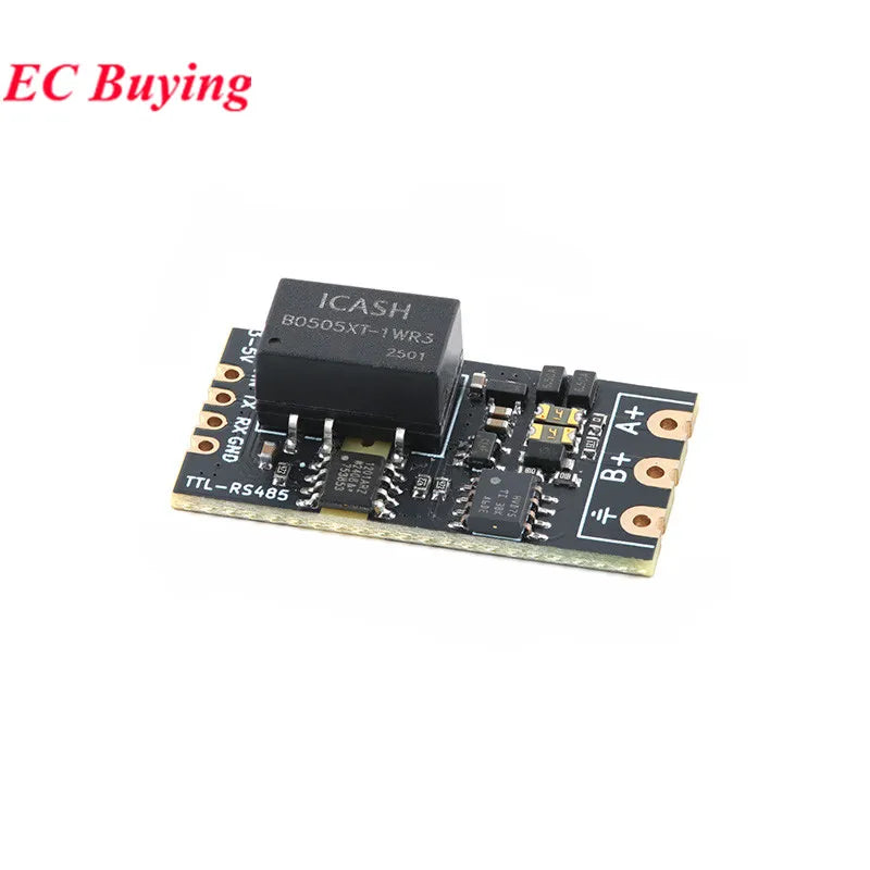 10Pcs/1pc Isolated TTL to RS485 Level Board Module Serial Automatic Reverse High Speed 2Mbps Half-duplex Communication Isolation