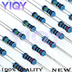 100PCS 1/4W 1% Metal Film Resistor 1 1.2 1.5 10 12 15 11 13 16 20 22 33 47 51 56 68 75 82 91 100 120 150 220 330 R K OhmM 0.125W