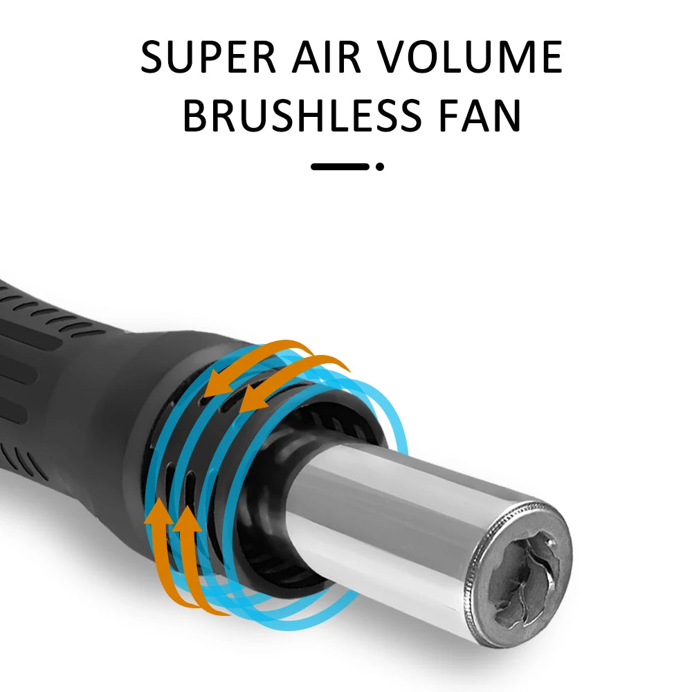 858D Hot Air Gun BGA Soldering Rework Station Blower Hair Dryer Hairdryer Soldering Heat Gun 220V 110V  SMD SMT Welding Repair