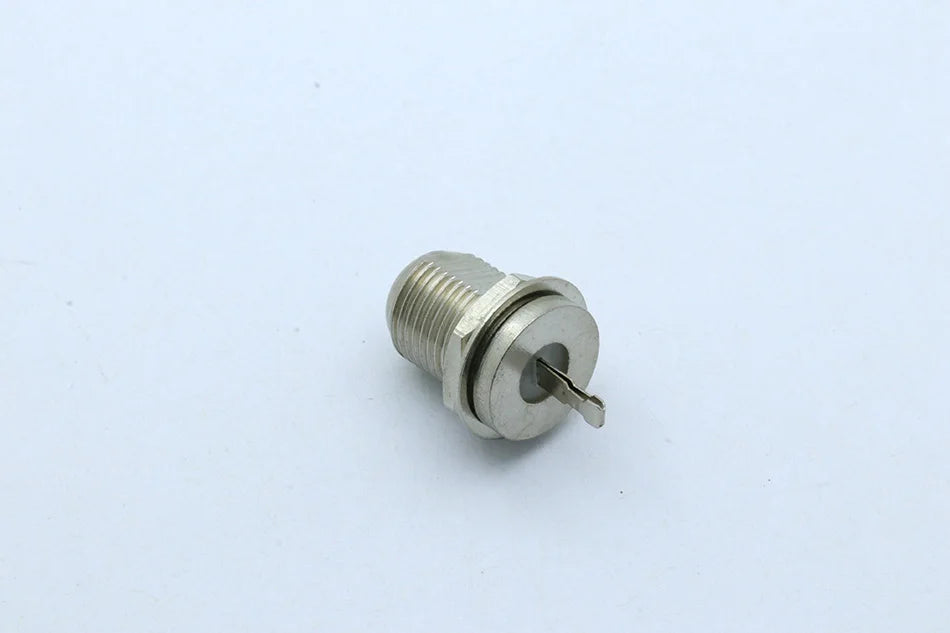 1PC Nickel Plated F Type Female Bulkhead Jack Socket Panel Mount Adapter RF Coaxial Connector for RF Lighting